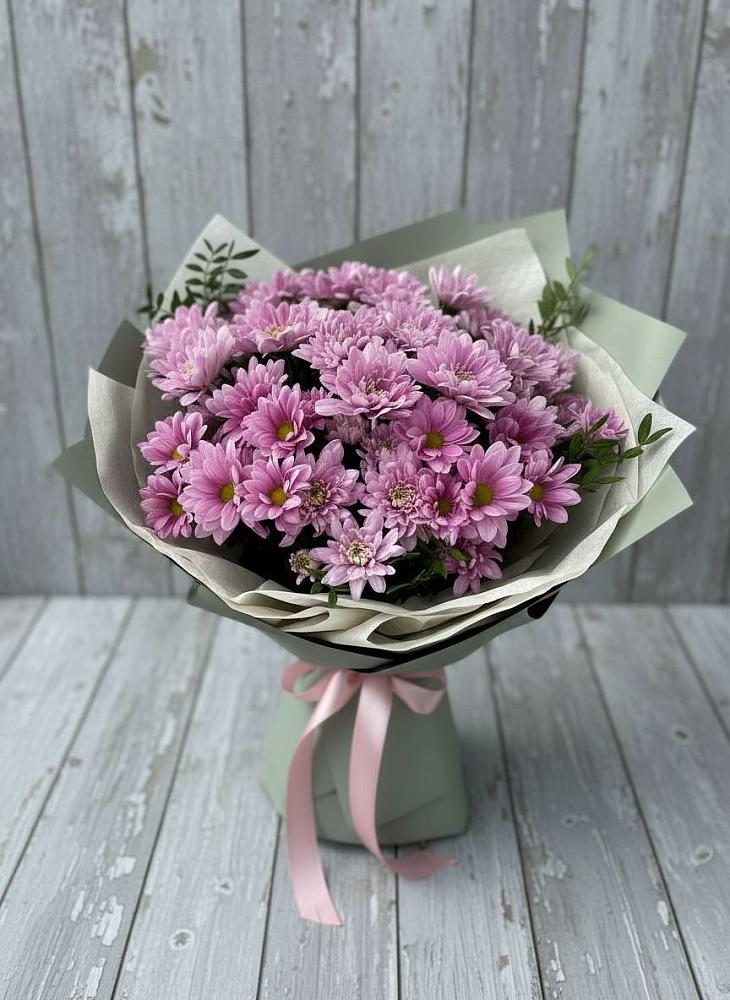 Букет цветов из: Хризантемы в Краснокаменске Красноярского края
