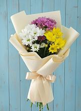Букет цветов из:  Хризантемы в Краснокаменске Красноярского края