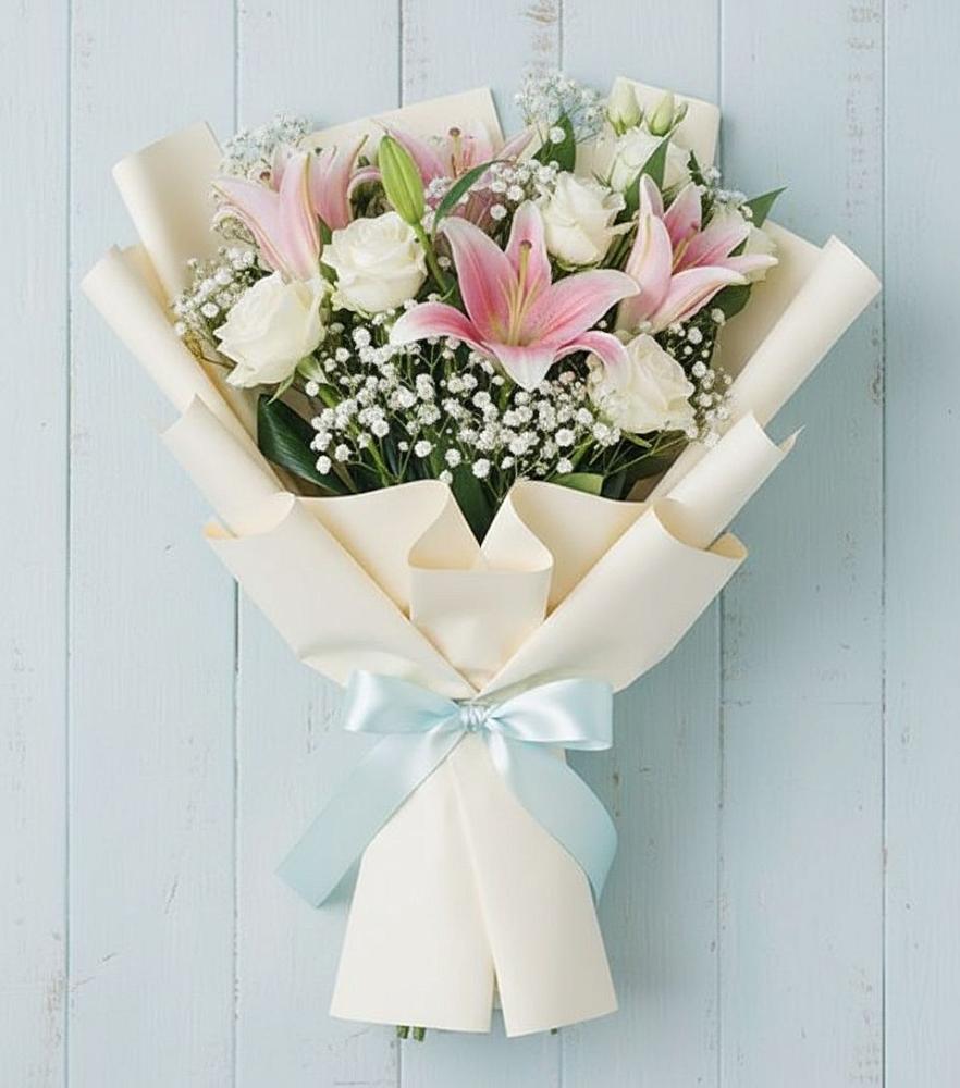 Букет цветов из: Лилии в Краснокаменске Красноярского края