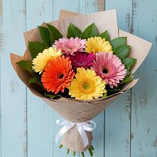 Букет цветов из:  Герберы #REPLACE_PRED# Краснокаменске Красноярского края