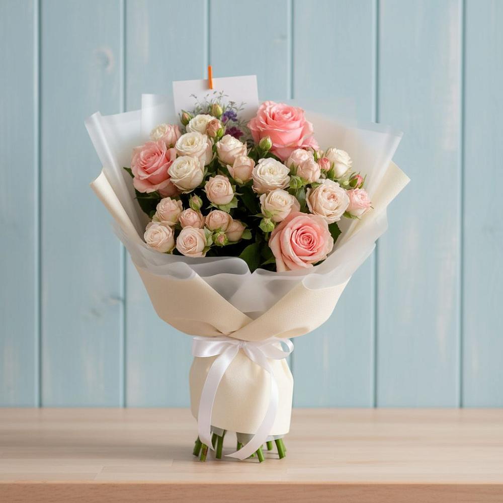 Букет цветов из: Розы в Краснокаменске Красноярского края