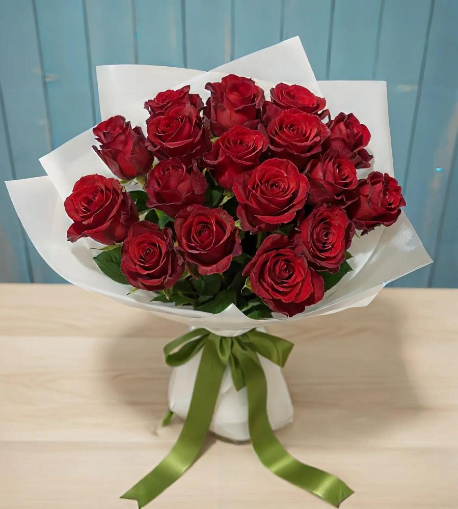 Букет Красные розы в Краснокаменске Красноярского края