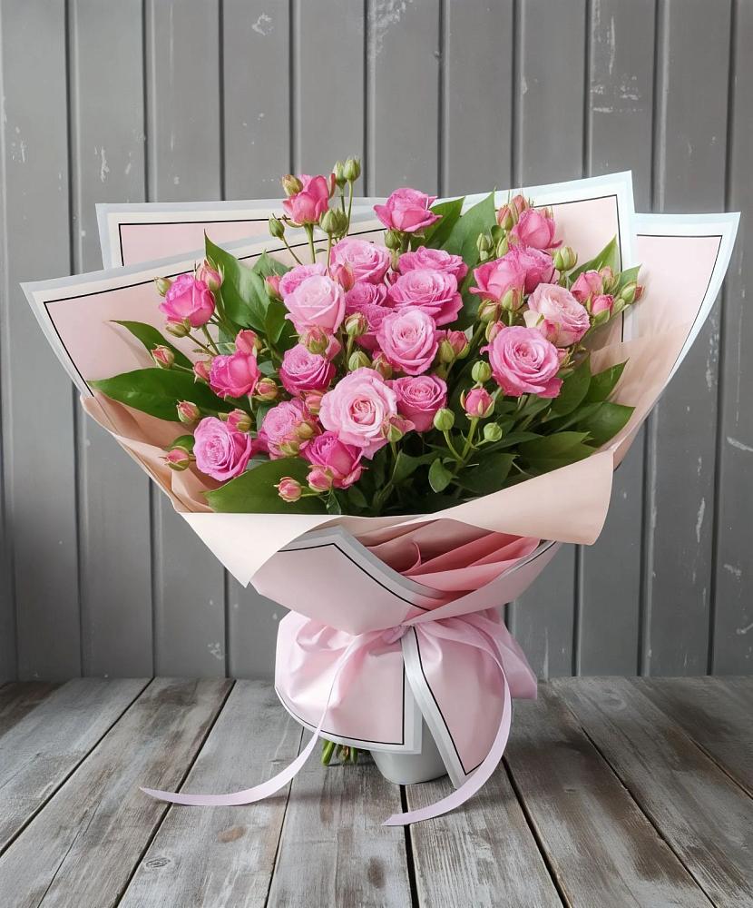 Букет Розовый кустик в Краснокаменске Красноярского края