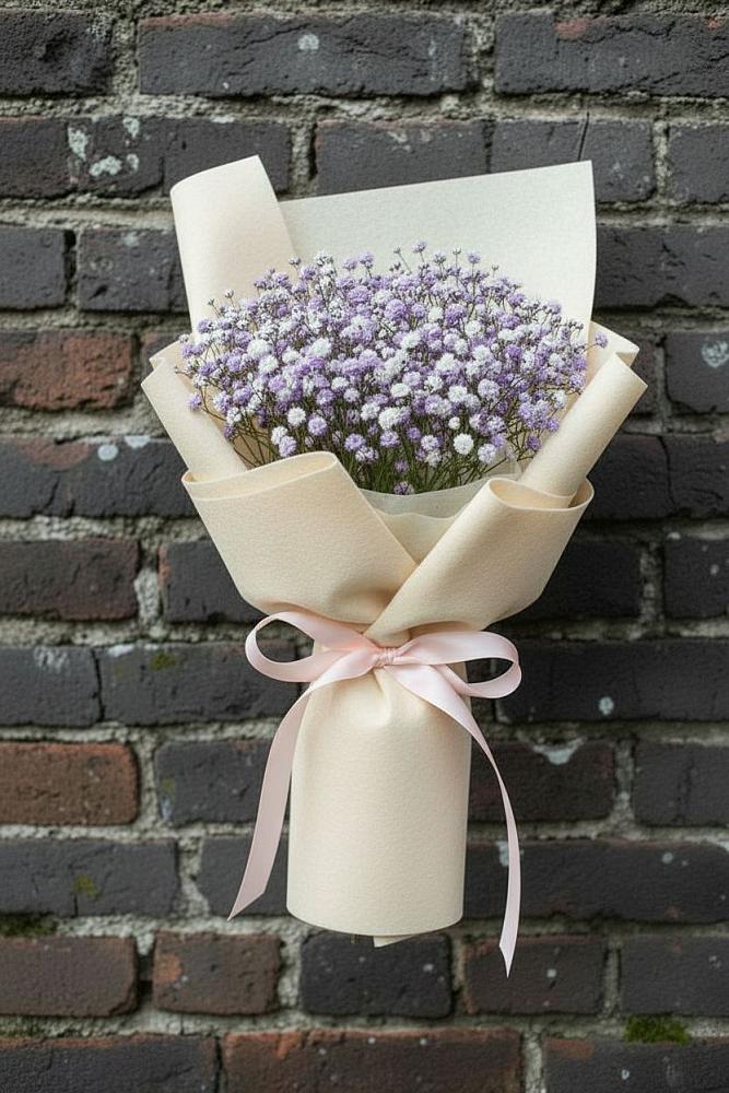 Букет цветов из: Гипсофила в Краснокаменске Красноярского края