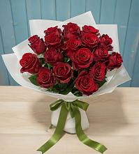 Букет Красные розы в Краснокаменске Красноярского края