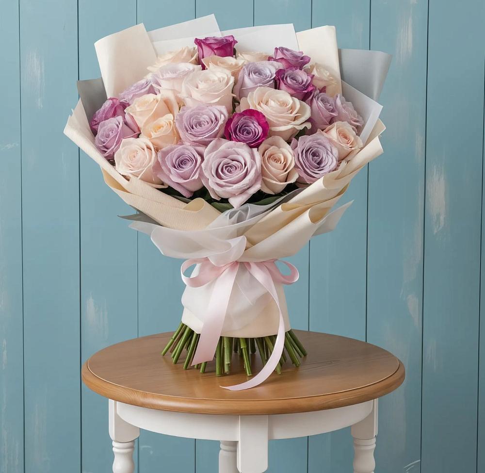 Букет цветов из: Розы в Краснокаменске Красноярского края