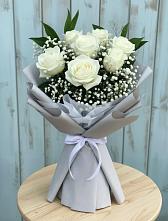 Букет цветов из:  Розы в Краснокаменске Красноярского края