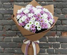 Букет цветов из:  Хризантемы в Краснокаменске Красноярского края