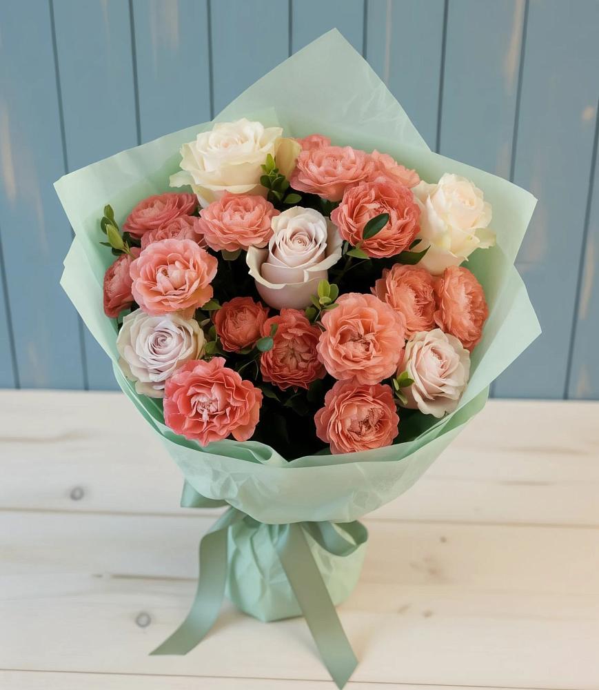 Букет цветов из: Розы в Краснокаменске Красноярского края