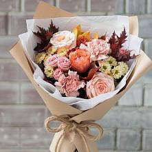 Букет цветов из:  Гвоздики, Хризантемы и Розы #REPLACE_PRED# Краснокаменске Красноярского края