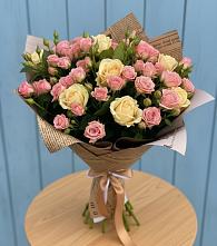 Букет цветов из:  Розы #REPLACE_PRED# Краснокаменске Красноярского края