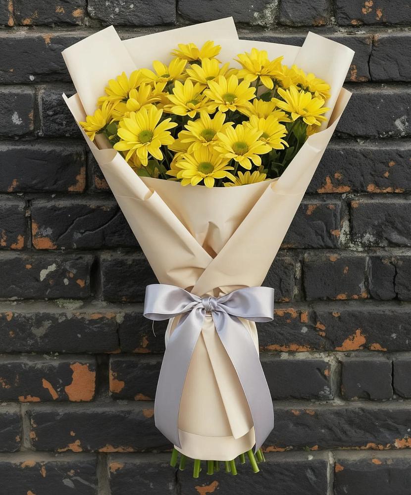 Букет цветов из: Хризантемы в Краснокаменске Красноярского края