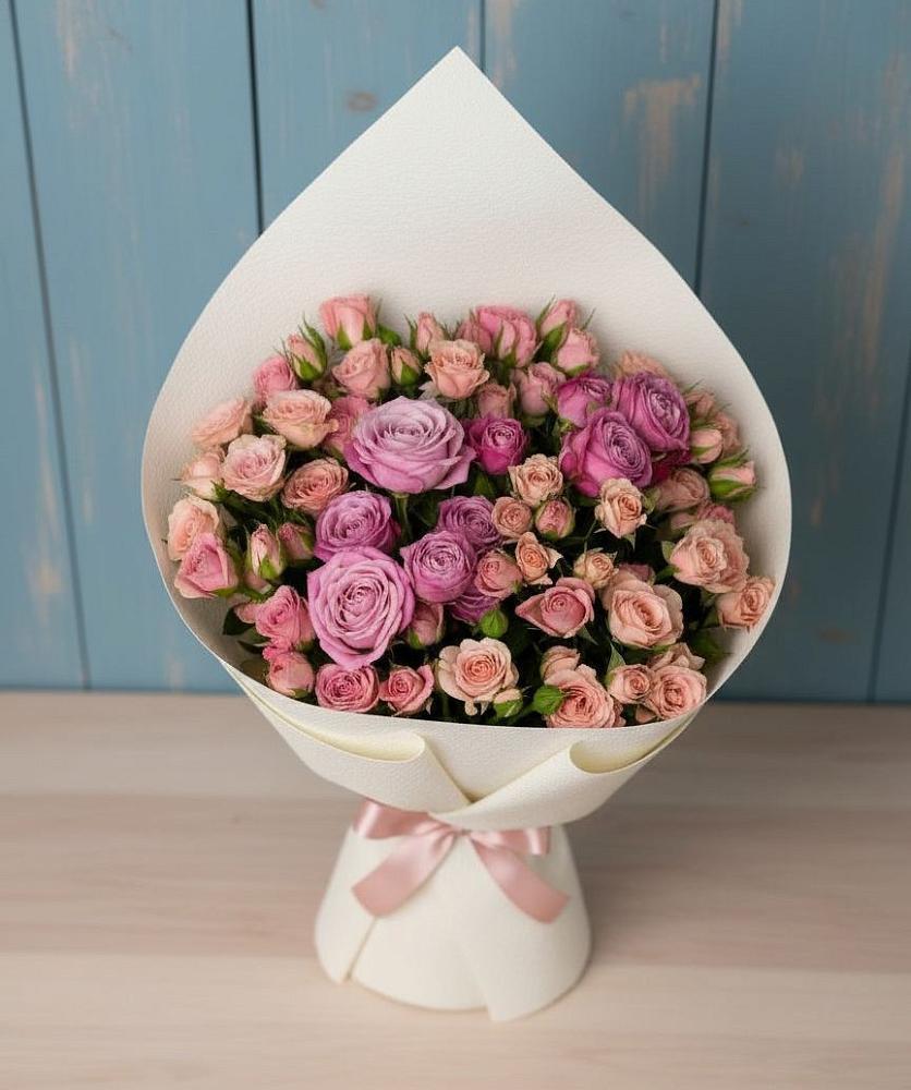Букет цветов из: Розы в Краснокаменске Красноярского края