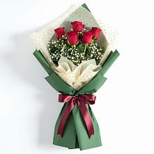 Букет цветов из:  Розы в Краснокаменске Красноярского края